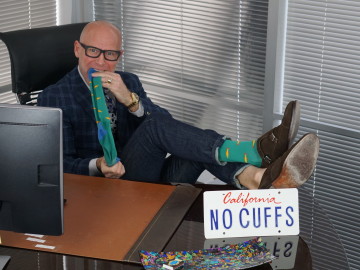 #RockOneSock with Darren Kavinoky for @MissingKids